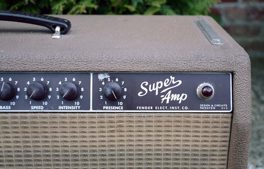 fender super amp brownface - 1962